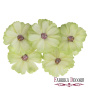 Daisy flower light green, 1 pc