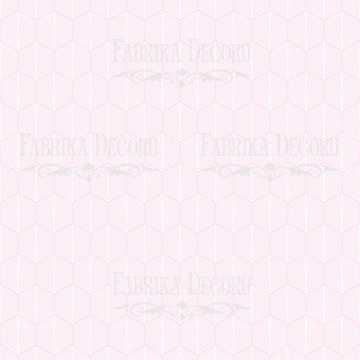 Sheet of double-sided paper for scrapbooking Tender Orchid #6-05 12"x12" - 2
