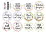 Journaling stickers set #1-008