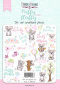 Set of die cuts Puffy Fluffy Girl, 52 pcs - 0