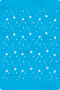 Stencil for crafts 15x20cm "Star shower" #249