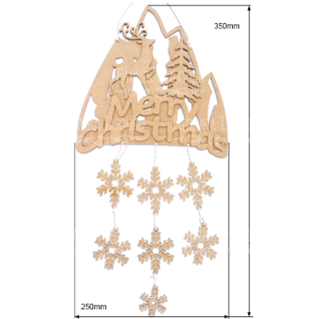 Blank for decoration "Merry Christmas" #177 - 2