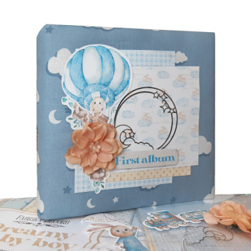 DIY Scrapbooking album kit "Dreamy Baby Boy", 20cm x 20cm, #09 - 2