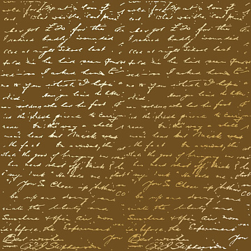 Sheet of single-sided paper with gold foil embossing, pattern "Golden Milk chocolate"