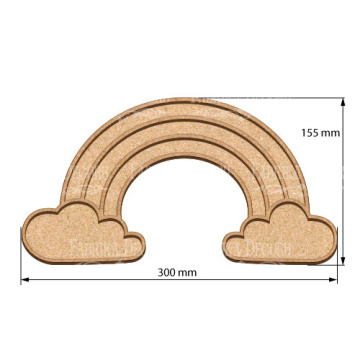  Art board Rainbow 30х15,5 cm - 2