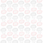 Sheet of double-sided paper for scrapbooking Little elephant #23-01 12"x12" - 0