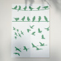 Stencil for crafts 15x20cm "Birds on the wire" #092 - 0