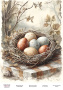 Decoupage card «Easter eggs-19» #000991, 21cm x 29,7cm