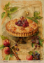 Kraft Decoupage Papier 21x29,7cm, “Botanica Vintage”, #0010