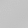 Sheet of single-sided paper embossed with silver foil, pattern Silver Drops Gray 12"x12" 