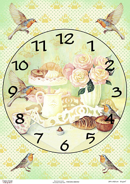 Decoupage card #0592, 29,7x42cm, Fabrika Decoru