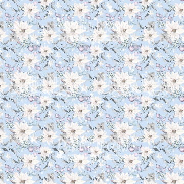 Sheet of double-sided paper for scrapbooking Winter melody #47-01 12"x12" - 2