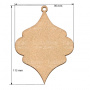 Blank for decoration New year tree toy 14, #445 - 0