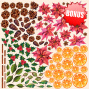 Doppelseitiges Scrapbooking-Papier-Set Botanik Winter, 30.5 cm x 30.5cm, 10 Blätter