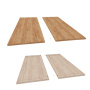 Worktop 1600 mm x 600 mm x 32 mm, color Kraft Oak - 8