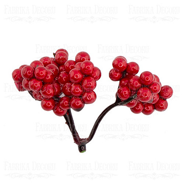 Rowan twig silver red, 1pc