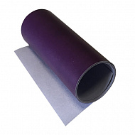 Piece of PU leather Night violet, size 50cm x 13cm