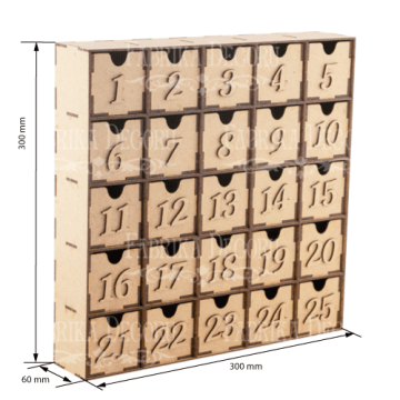 Advent calendar Catholic for 25 days, DIY kit #097 - 2