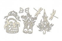 Набор чипбордов Hello Spring 10х15 см #507 color_Milk Набор чипбордов Hello Spring 10х15 см #507 color_Milk