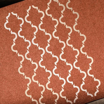 Stencil for crafts 15x20cm "East grid 2" #137 - 2 Stencil for crafts 15x20cm "East grid 2" #137 - 2