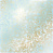 лист односторонней бумаги с фольгированием, дизайн golden butterflies, color azure watercolor, 30,5см х 30,5см