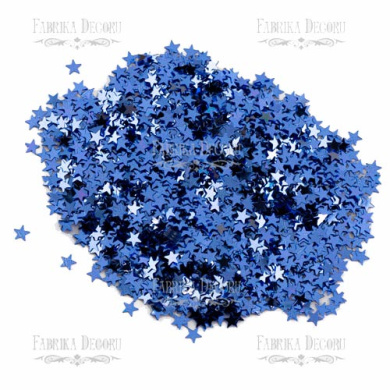 Sequins Stars mini, sapphire metallic, #026 - 2