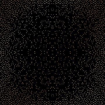 Arkusz papieru jednostronnego wytłaczanego złotą folią, wzór "Złote Mini Krople Czarne", 30,5x30,5cm 