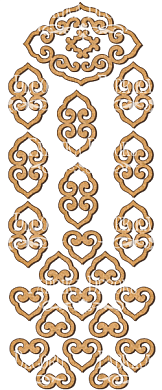 set of mdf ornaments for decoration #129