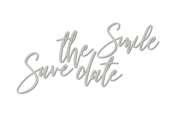 Chipboard "Save the date, smile" #425 - 2