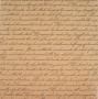 лист крафт бумаги с рисунком письмо черным на крафте 30х30 см