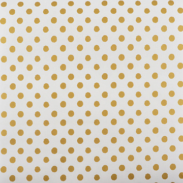 Kraftpapierblatt 12 "x 12" Goldene Erbsen