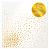 ацетатный лист с золотым узором golden maxi drops, 30,5см х 30,5см