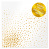 ацетатный лист с золотым узором golden maxi drops, 30,5см х 30,5см