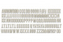 Набор чипбордов Алфавит английский 10х15 см #277