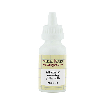 The adhesive repair fluid for plotter carriers (plotter mats), 40ml