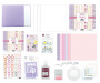 Kinderalbum für Scrapbooking "Baby girl", DIY-Kreativ-Kit, 20cm x 20cm, #02