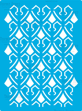 Stencil for crafts 15x20cm "background Tatar" #341