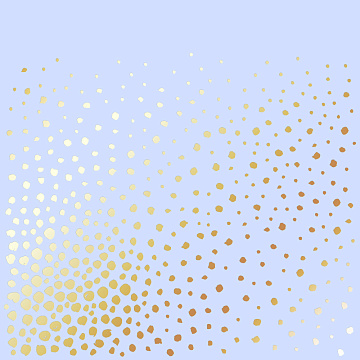 Sheet of single-sided paper with gold foil embossing, pattern Golden Maxi Drops Purple, 12"x12"