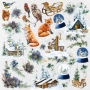 Zestaw papieru do scrapbookingu Country winter, 20x20cm