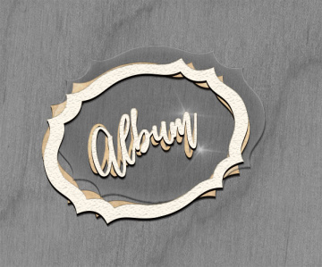 Mega shaker dimension set, 15cm x 15cm, Figured frame Album #2 - 2