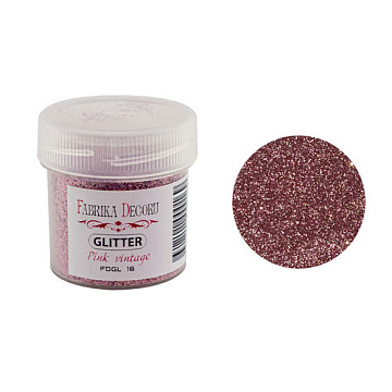 Glitter, color Pink vintage, 20 ml