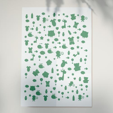 трафарет многоразовый 15x20см малыш #171 фабрика декору - 2 трафарет многоразовый 15x20см малыш #171 фабрика декору - 2