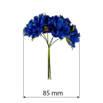 Set of sweet cherry flowers, dark blue, 6 pcs - 2
