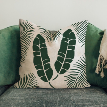 Stencil for decoration XL size (30*30cm), Tropical leaves, #217 - 2