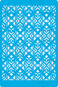 Stencil for crafts 15x20cm "Ethnic ornament" #216