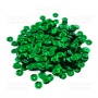 Пайетки Розетки, зеленый металлик, #215