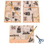 Organizer na biurko na Markery i Przybory, Z obrazkami, 31 x 20 x 30 cm, #412