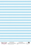 Arkusz kalki z nadrukiem, Deco Vellum, format A3 (11,7" х 16,5"), "Niebieski poziomy"