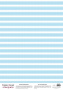 deco vellum colored sheet blue horizontal, a3 (11,7" х 16,5")