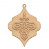 Blank for decoration New year tree toy 46, #479